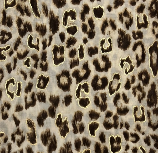 Foulard_Léopard beige 2
