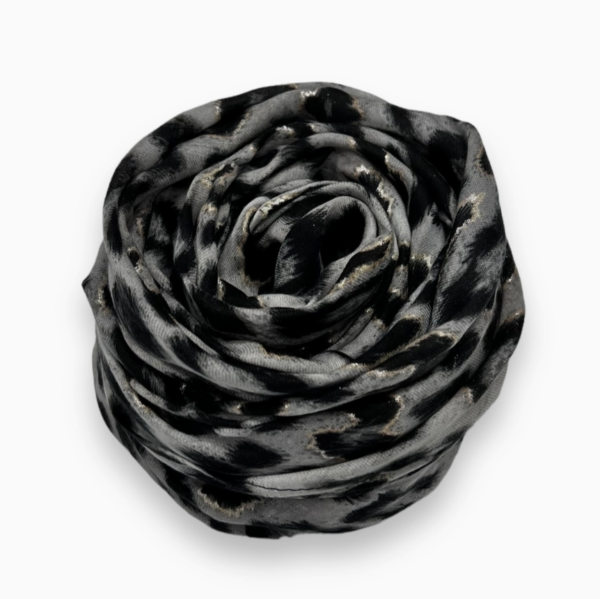 Foulard_Léopard noir 1