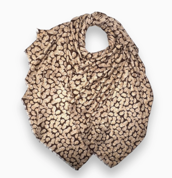 Foulard_coquilles beige