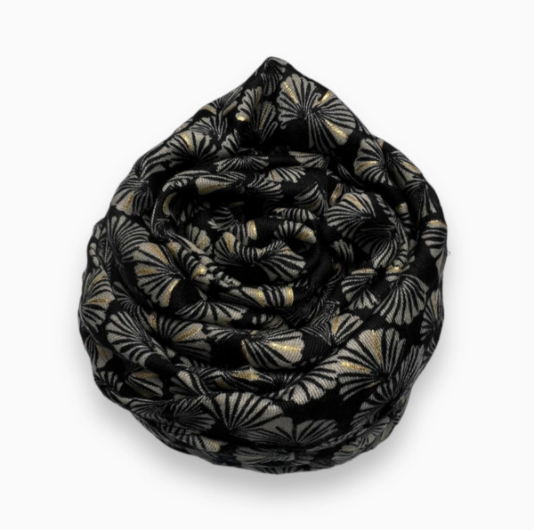Foulard_coquilles noir 1
