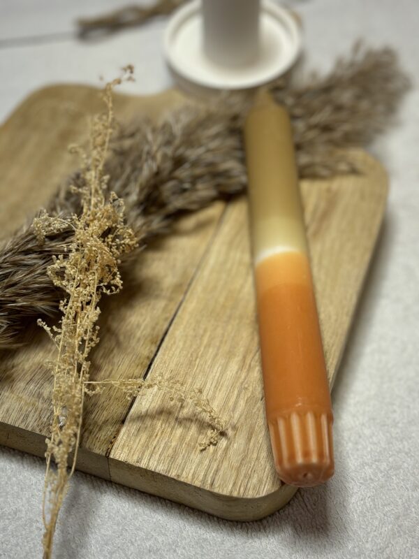 Bougie_host brun-beige-orange