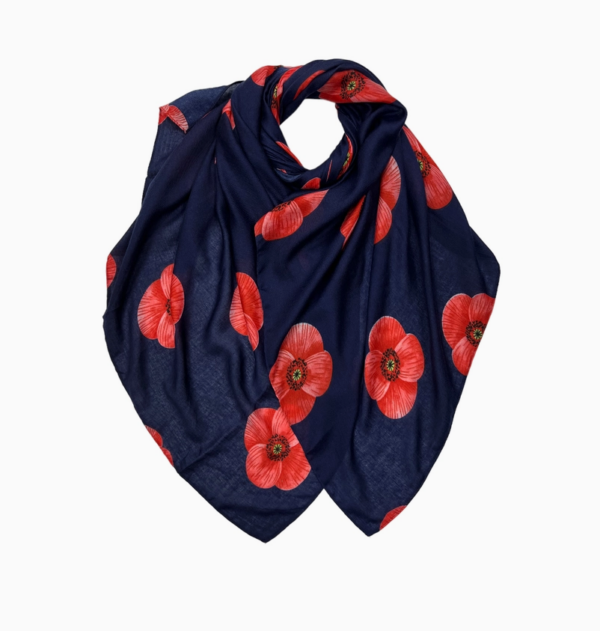 Foulard_Coquelicotmarine