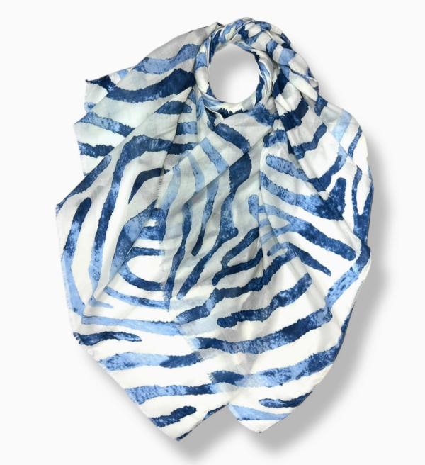Foulard_Zèbrebleu