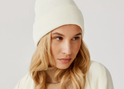 Bonnet Naomi _ blanc