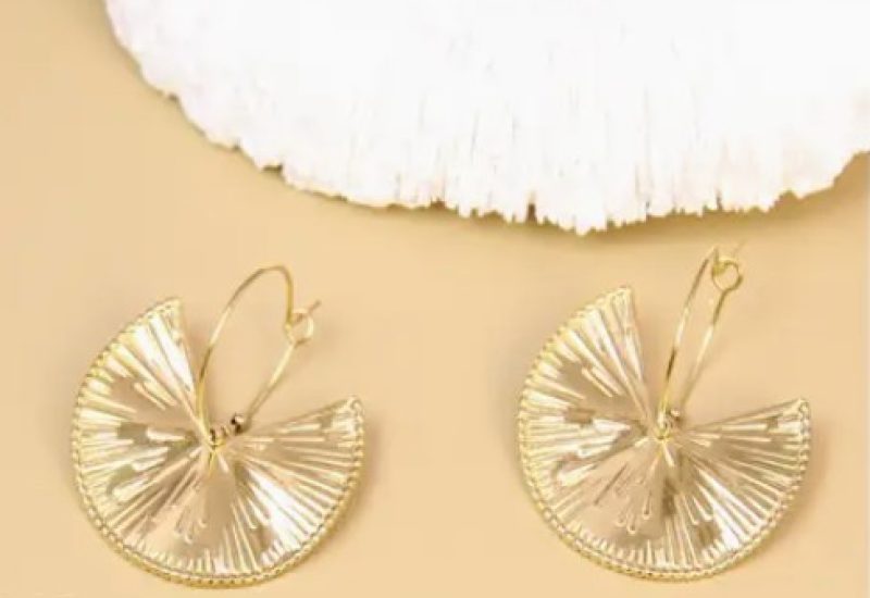 Boucle oreille soleil