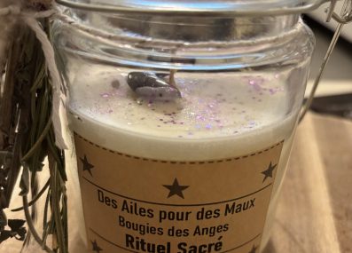 Bougie rituel sacre