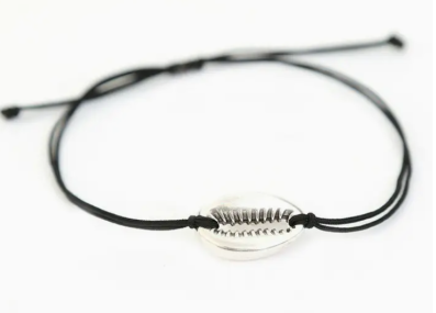 Bracelet_coquillagenoirargente