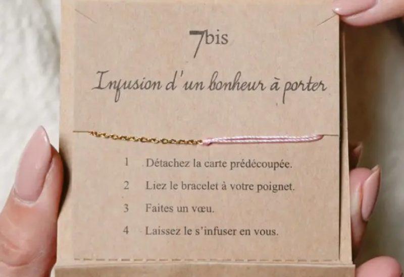 Braceletportebonheurrose