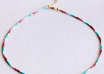 Collier Miyuki amour barbapapa