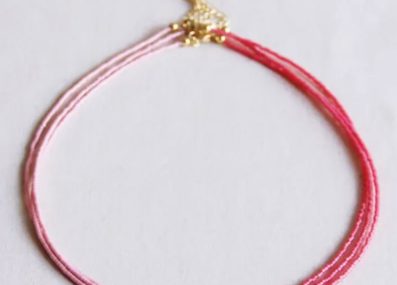 Collier Miyuki reve corail