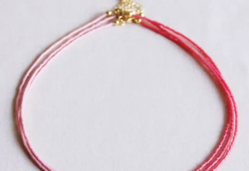 Collier Miyuki reve corail