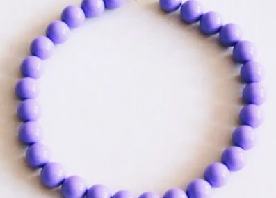 Collier XXL lilas