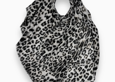 Foulard_Léopard noir