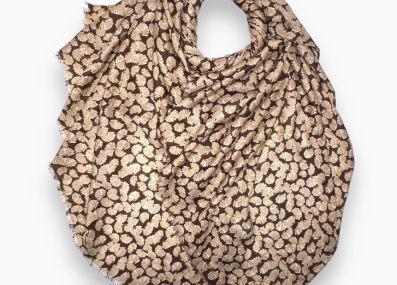 Foulard_coquilles beige