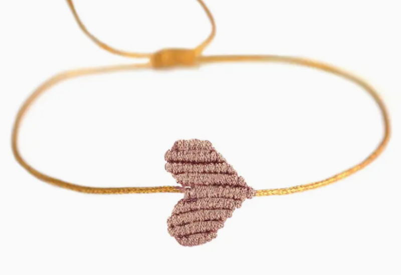 Ibiza_braceletcoeurchampagne