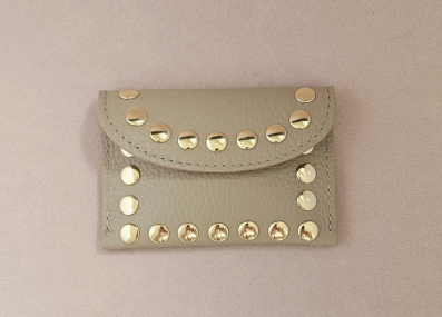 Porte carte Rock taupe
