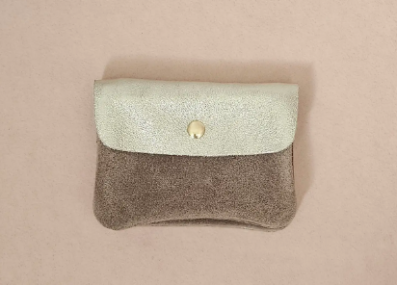 Porte monnaie kangoobi taupe
