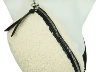 Sac banane moumoute Ella noir