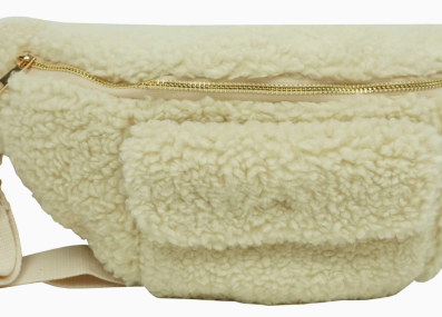 Sac banane moumoute blanc