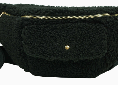 Sac banane moumoute noir