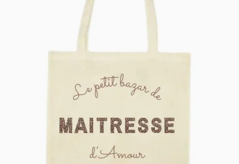 Tote bag maitresse