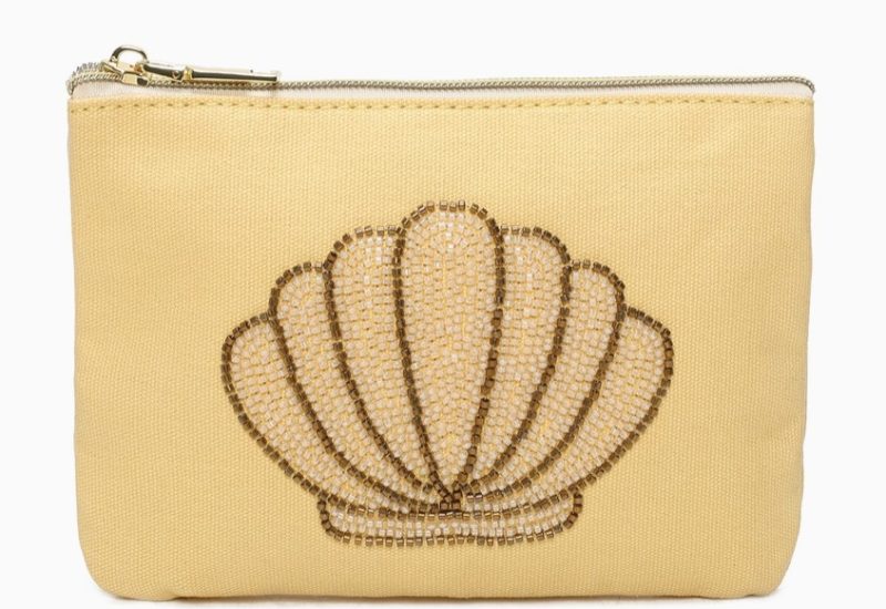 Trousse Coquillage jaune