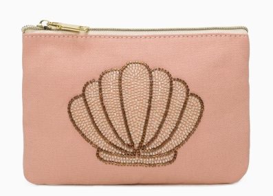 Trousse Coquillage rose
